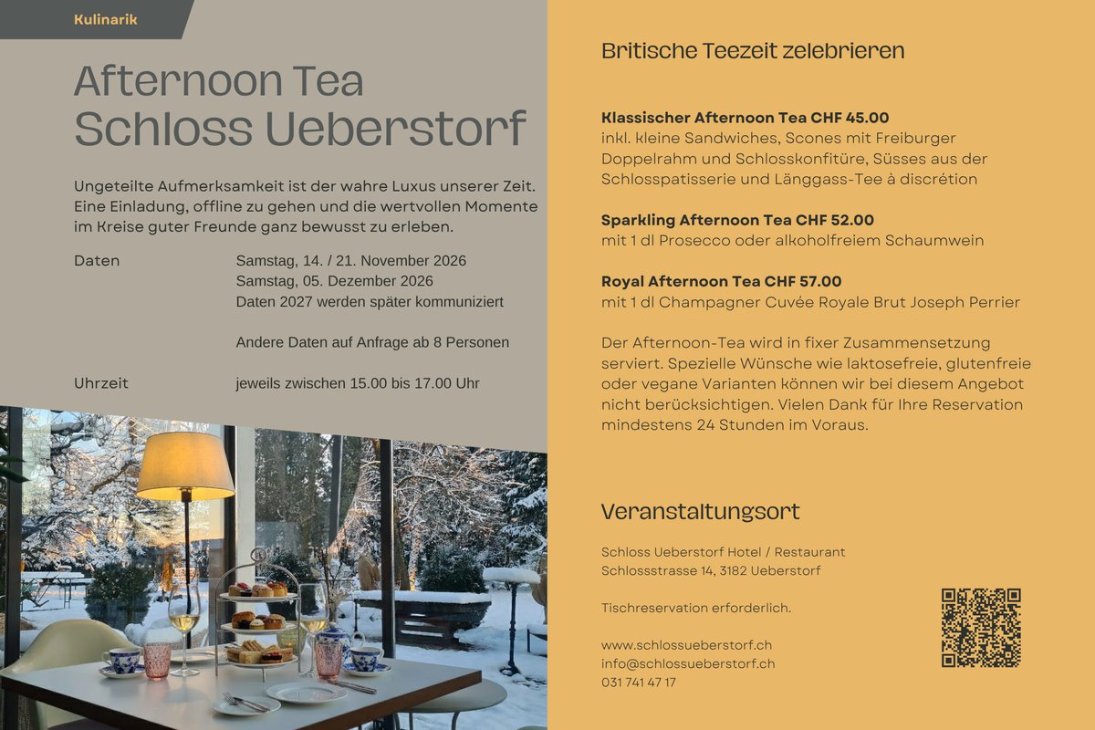 Afternoon Tea | 11-12.2026